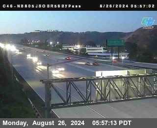 NB 805 at NB 805/5 Merge