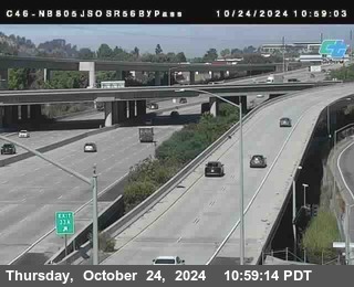 NB 805 at NB 805/5 Merge