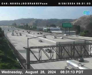 NB 805 at NB 805/5 Merge