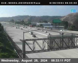 NB 805 at NB 805/5 Merge