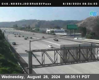 NB 805 at NB 805/5 Merge