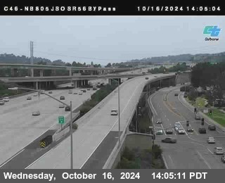 NB 805 at NB 805/5 Merge