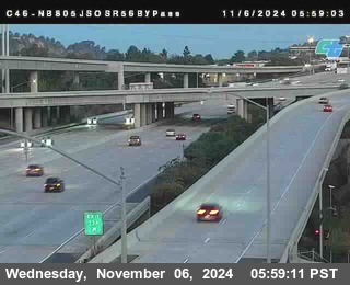 NB 805 at NB 805/5 Merge