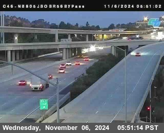 NB 805 at NB 805/5 Merge