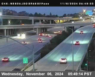 NB 805 at NB 805/5 Merge