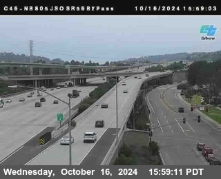 NB 805 at NB 805/5 Merge