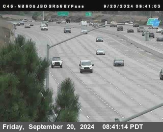 NB 805 at NB 805/5 Merge