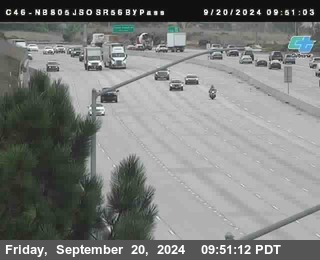 NB 805 at NB 805/5 Merge