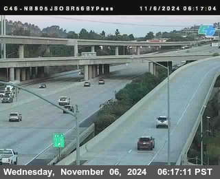 NB 805 at NB 805/5 Merge