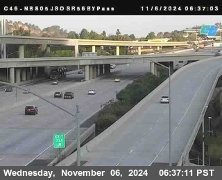 NB 805 at NB 805/5 Merge