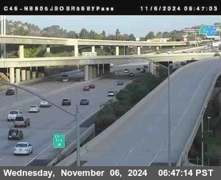 NB 805 at NB 805/5 Merge