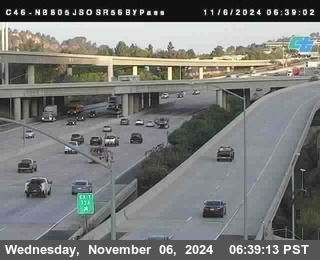 NB 805 at NB 805/5 Merge