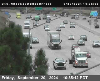 NB 805 at NB 805/5 Merge