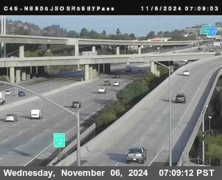 NB 805 at NB 805/5 Merge