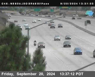 NB 805 at NB 805/5 Merge