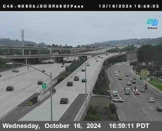 NB 805 at NB 805/5 Merge