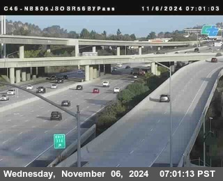 NB 805 at NB 805/5 Merge