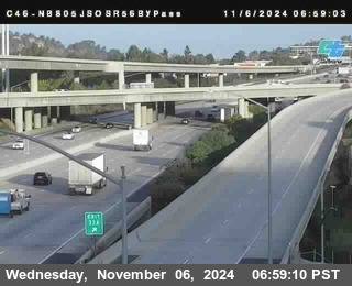 NB 805 at NB 805/5 Merge