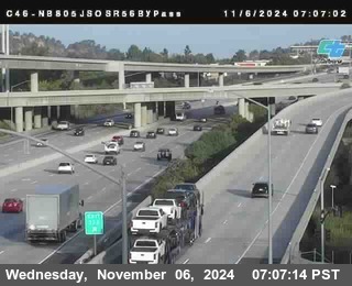 NB 805 at NB 805/5 Merge