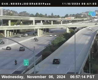 NB 805 at NB 805/5 Merge