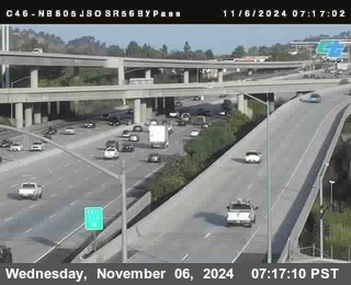 NB 805 at NB 805/5 Merge