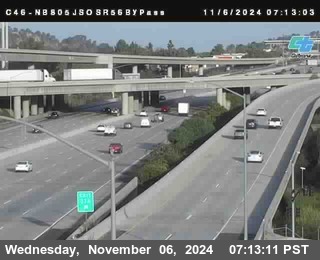 NB 805 at NB 805/5 Merge