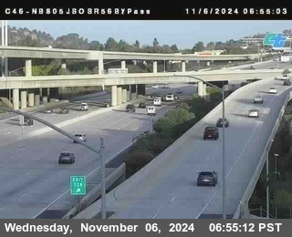 NB 805 at NB 805/5 Merge