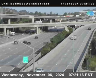 NB 805 at NB 805/5 Merge