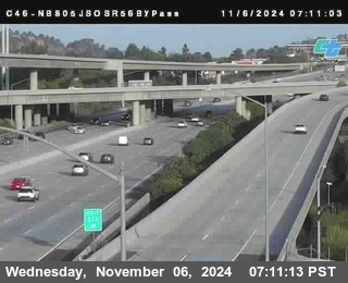 NB 805 at NB 805/5 Merge