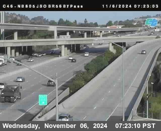 NB 805 at NB 805/5 Merge