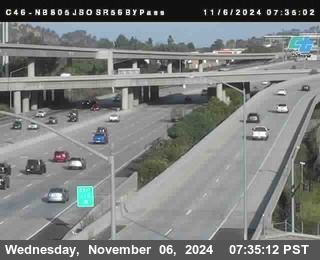 NB 805 at NB 805/5 Merge