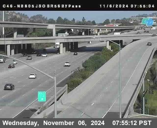 NB 805 at NB 805/5 Merge