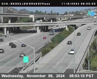 NB 805 at NB 805/5 Merge