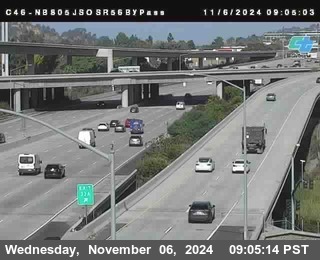 NB 805 at NB 805/5 Merge