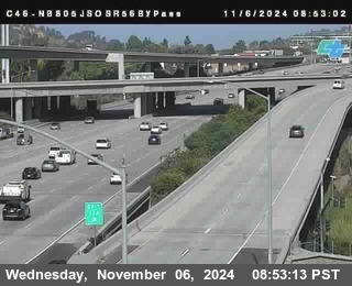 NB 805 at NB 805/5 Merge