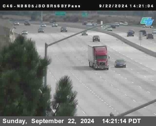 NB 805 at NB 805/5 Merge