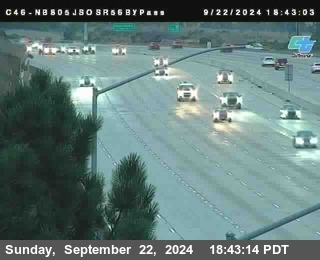 NB 805 at NB 805/5 Merge