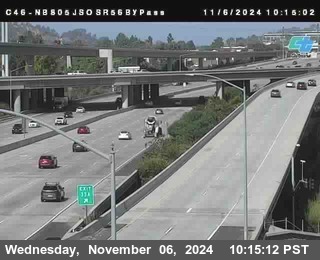 NB 805 at NB 805/5 Merge