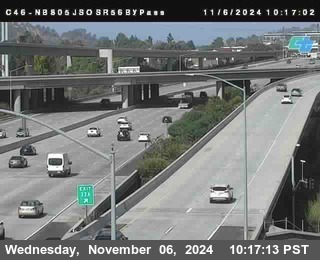 NB 805 at NB 805/5 Merge