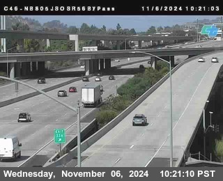 NB 805 at NB 805/5 Merge