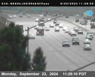 NB 805 at NB 805/5 Merge