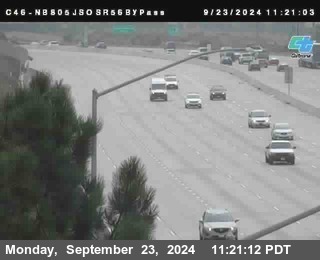 NB 805 at NB 805/5 Merge