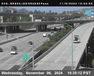 NB 805 at NB 805/5 Merge