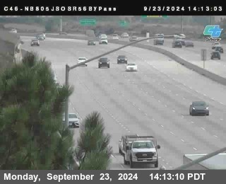 NB 805 at NB 805/5 Merge