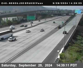 NB 805 at NB 805/5 Merge