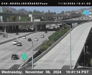 NB 805 at NB 805/5 Merge