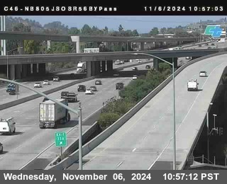 NB 805 at NB 805/5 Merge