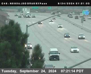 NB 805 at NB 805/5 Merge