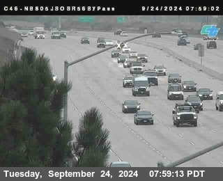 NB 805 at NB 805/5 Merge