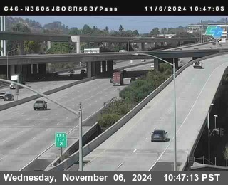 NB 805 at NB 805/5 Merge